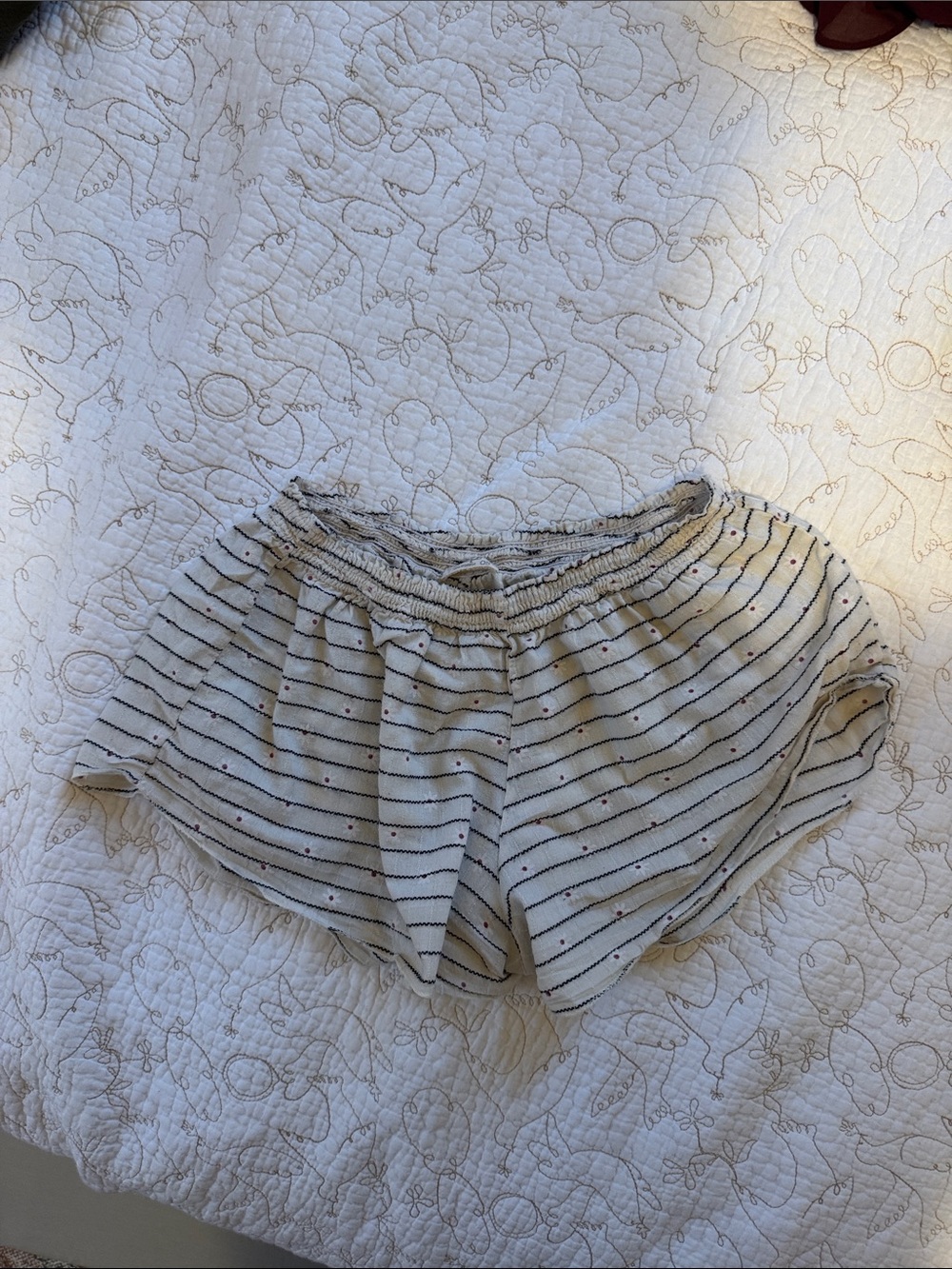 Brandy Melville embroidered flowers Lounge Shorts